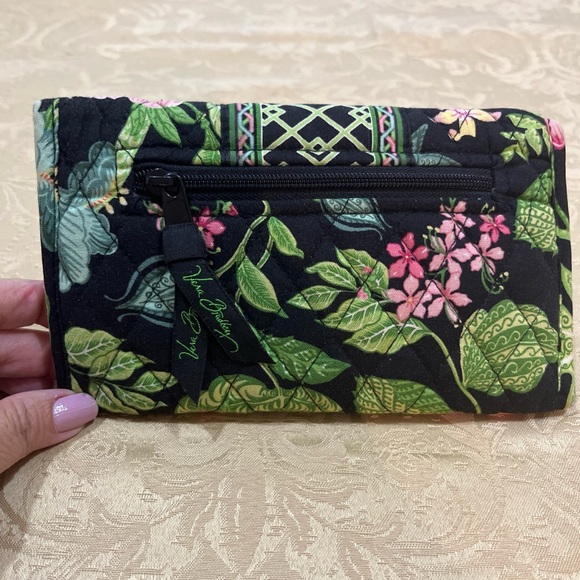 Vera Bradley Black and Pink Floral Clutch - Picture 13 of 16
